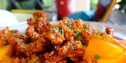 Crispy pork with sweet and sour sauce ( Chinese style)-gluten free version